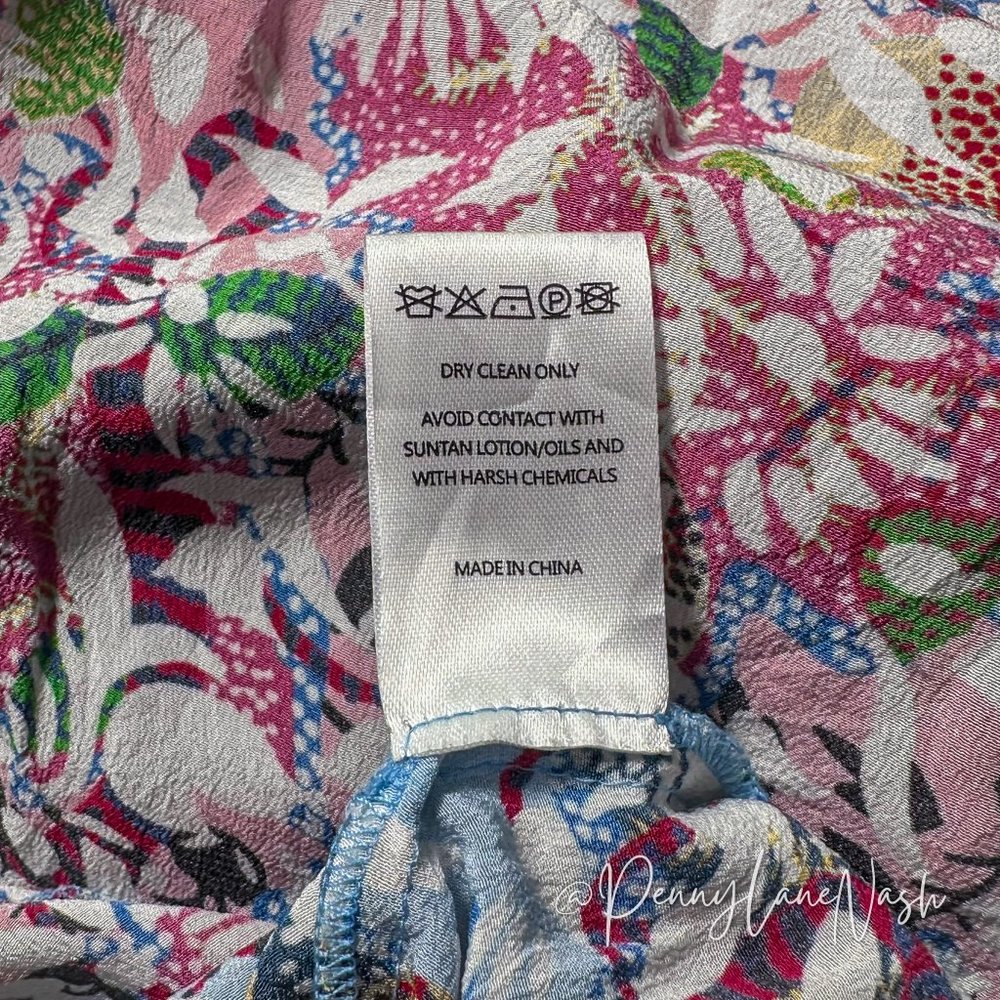Saloni Floral Silk Holly Margerite Midi Dress - Picture 16 of 16
